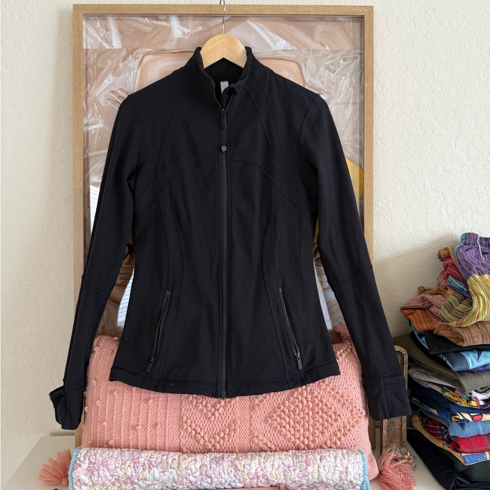 Lululemon Black Define Jacket Size 10 Full Zip Luon Athletic